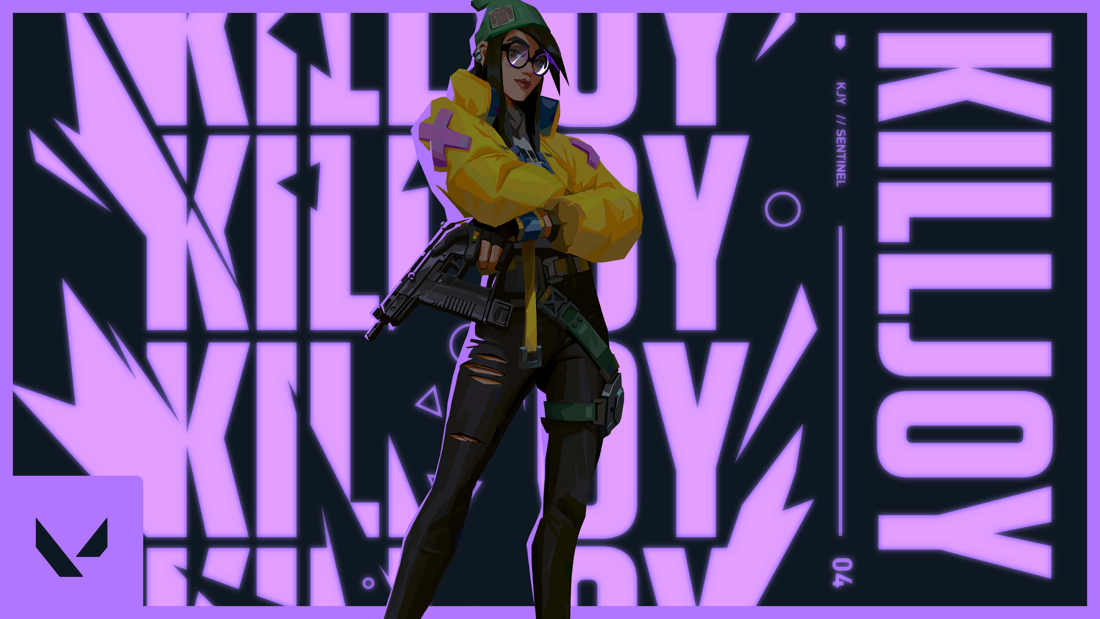 Killjoy, Valorant, yellow jacket, 4K Desktop Wallpaper