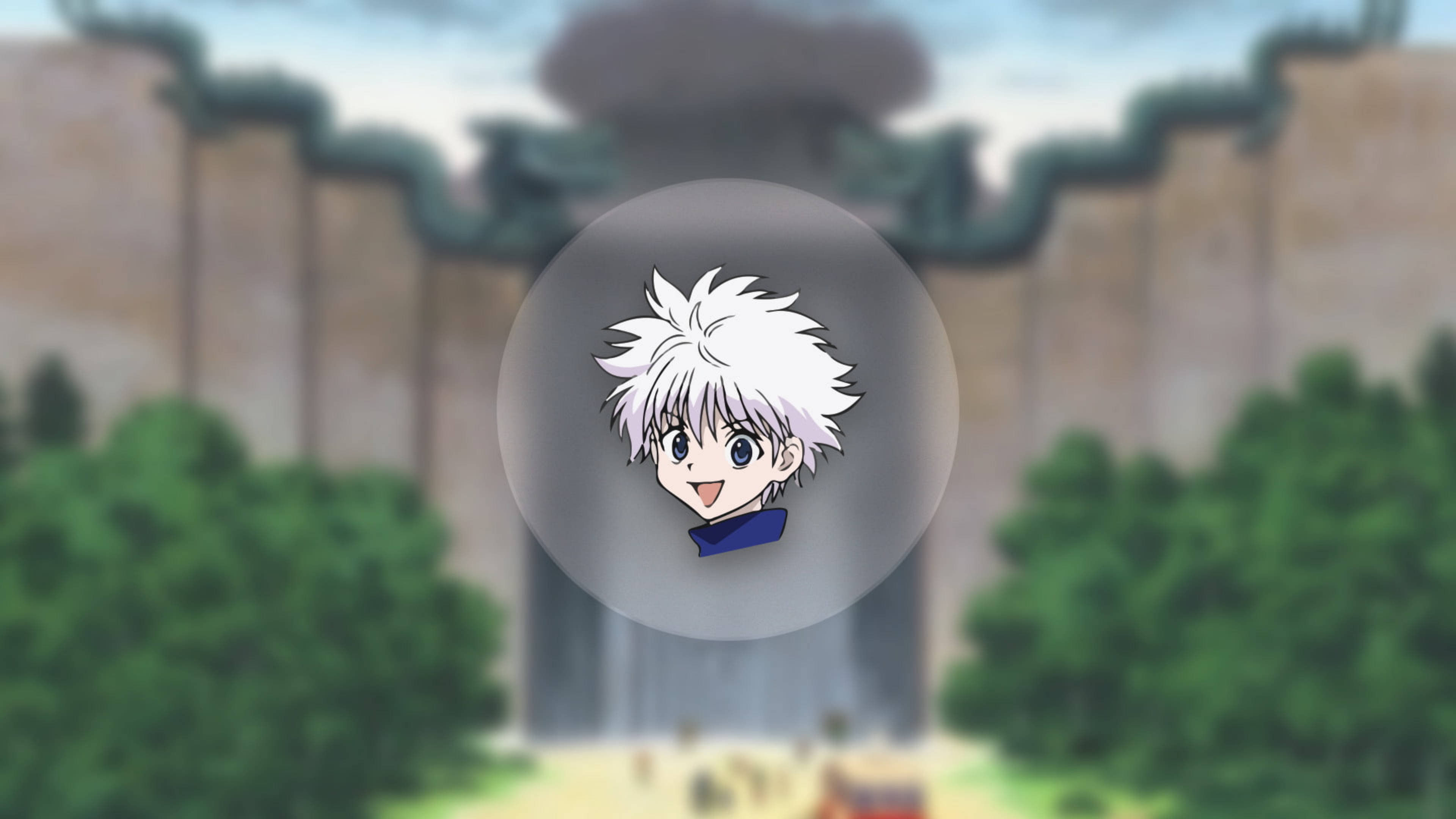 Killua, 4K, spiky white hair, 4K Desktop Wallpaper