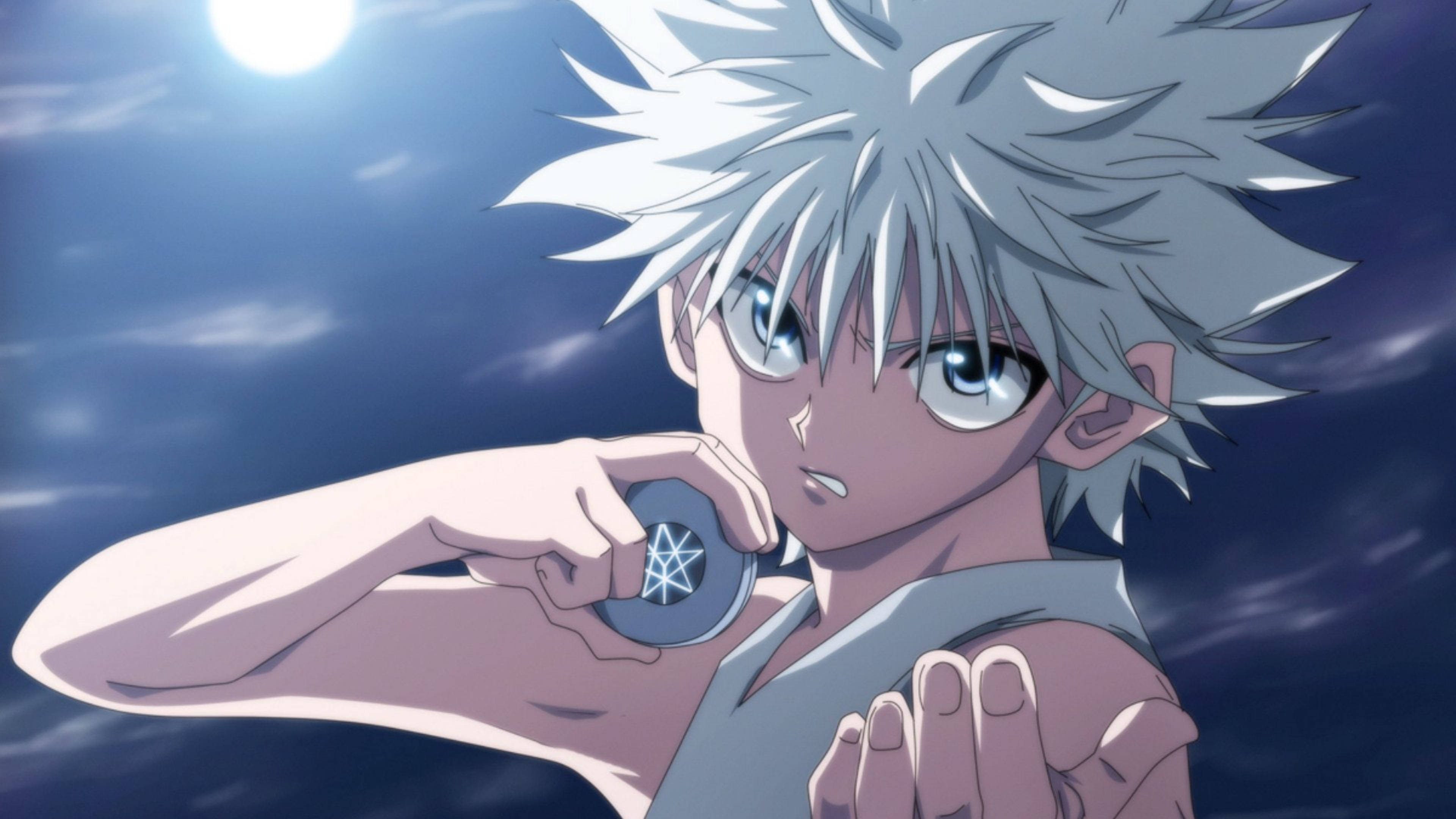 Killua, 4K, deadly yo-yo, 4K Desktop Wallpaper