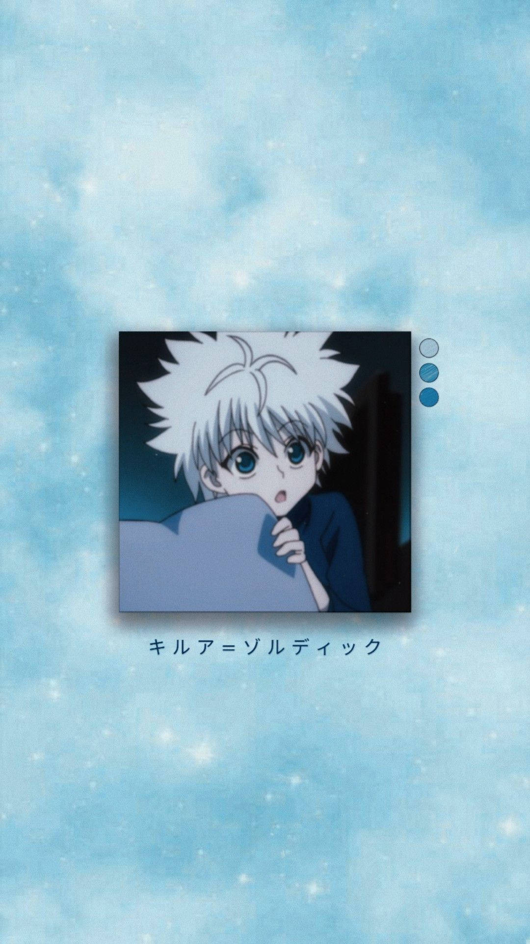 Killua, spiky white hair, pillow, Full HD Phone Wallpaper