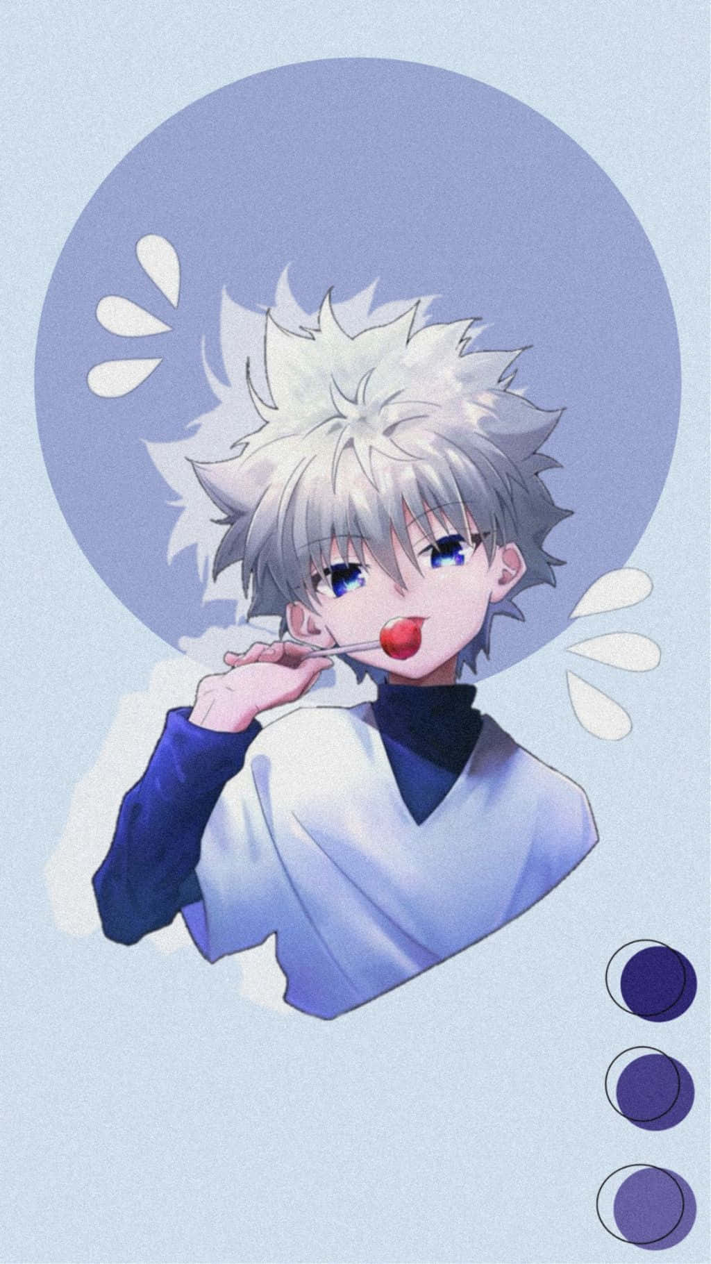 Killua, tongue, red lollipop, HD Phone Wallpaper
