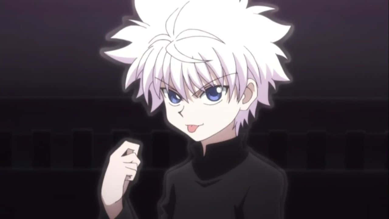 Killua, anime boy, spiky white-haired, HD Desktop Wallpaper