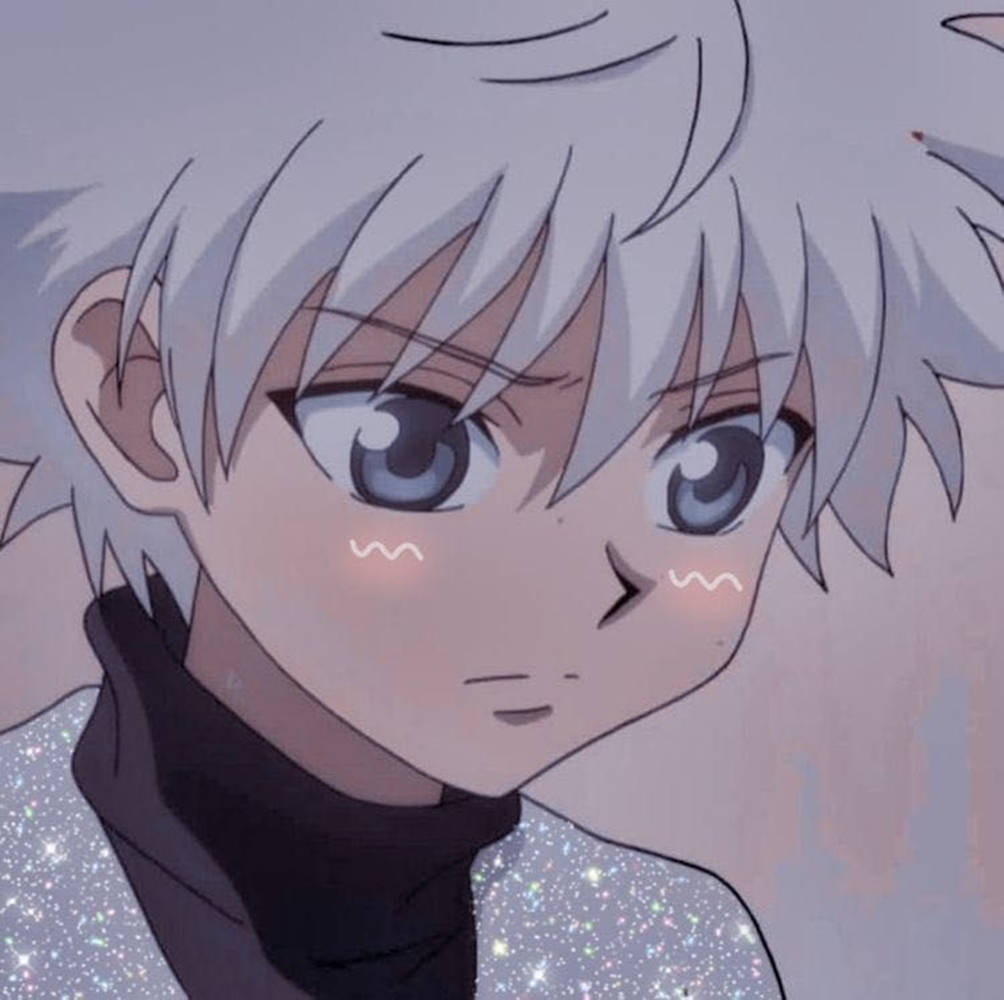Killua, silver hair, blue eyes, SD Desktop Wallpaper