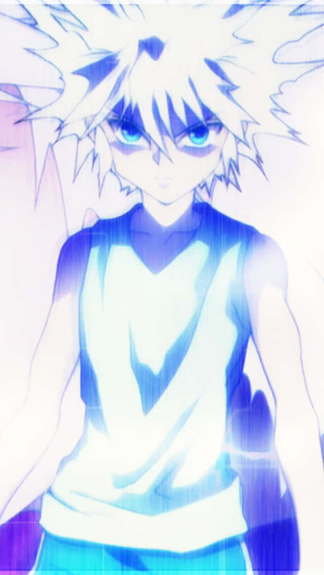 Killua, anime boy, spiky-haired, SD Phone Wallpaper