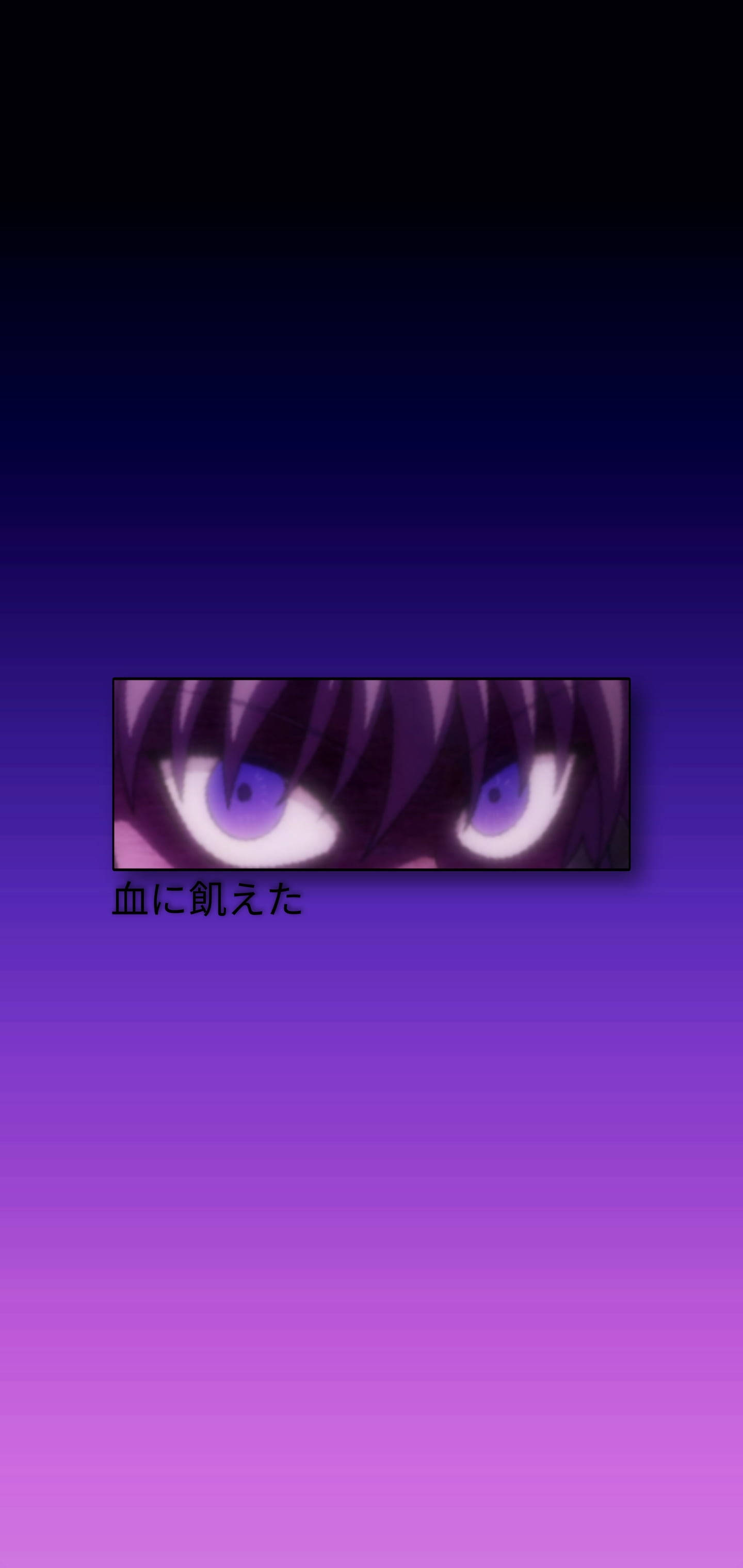 Killua, iPhone, glowing purple light, 2K Phone Wallpaper