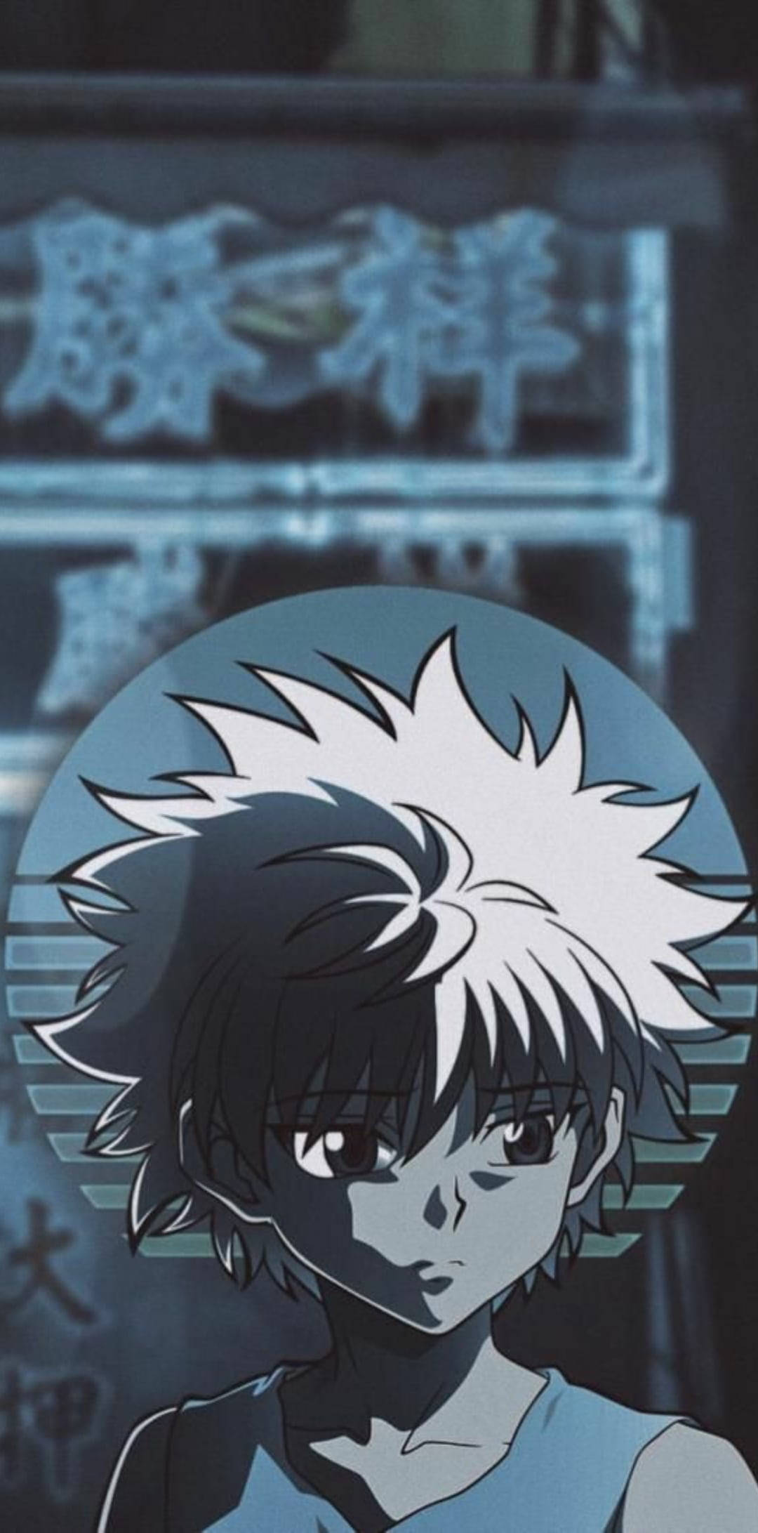 Killua, anime boy, spiky-haired, Full HD Phone Wallpaper