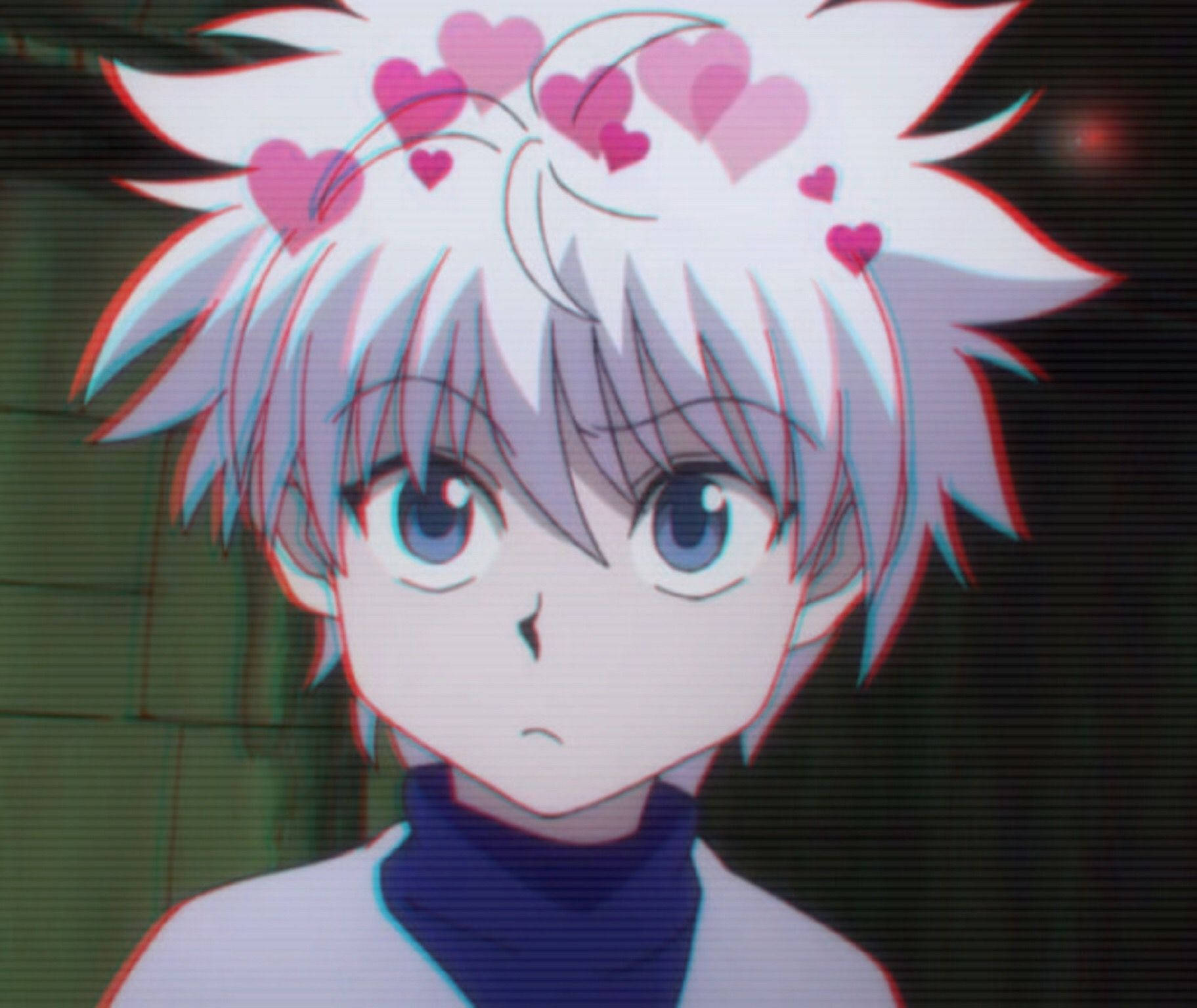 Killua, spiky white hair, blue eyes, HD Desktop Wallpaper