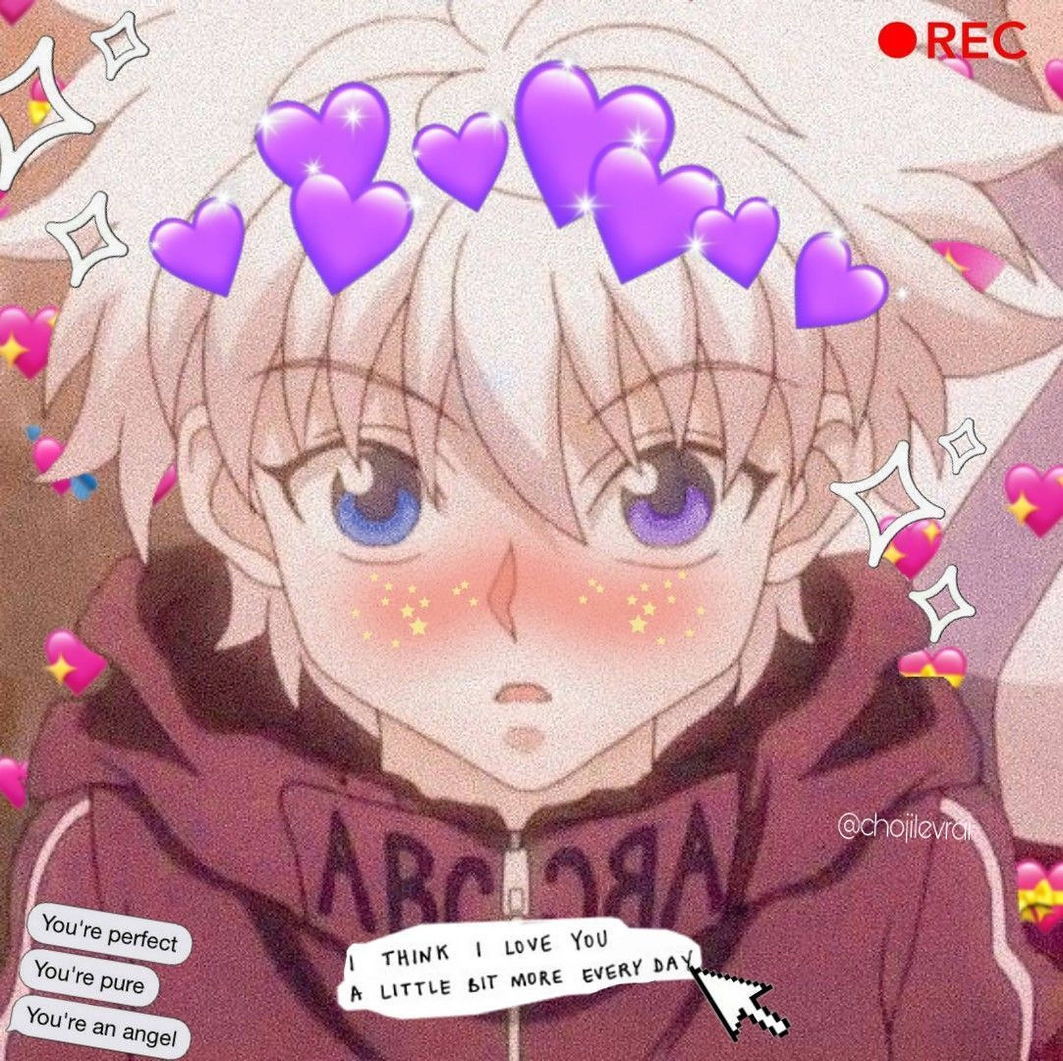 Killua, blue eyes, white hair, Full HD Desktop Wallpaper