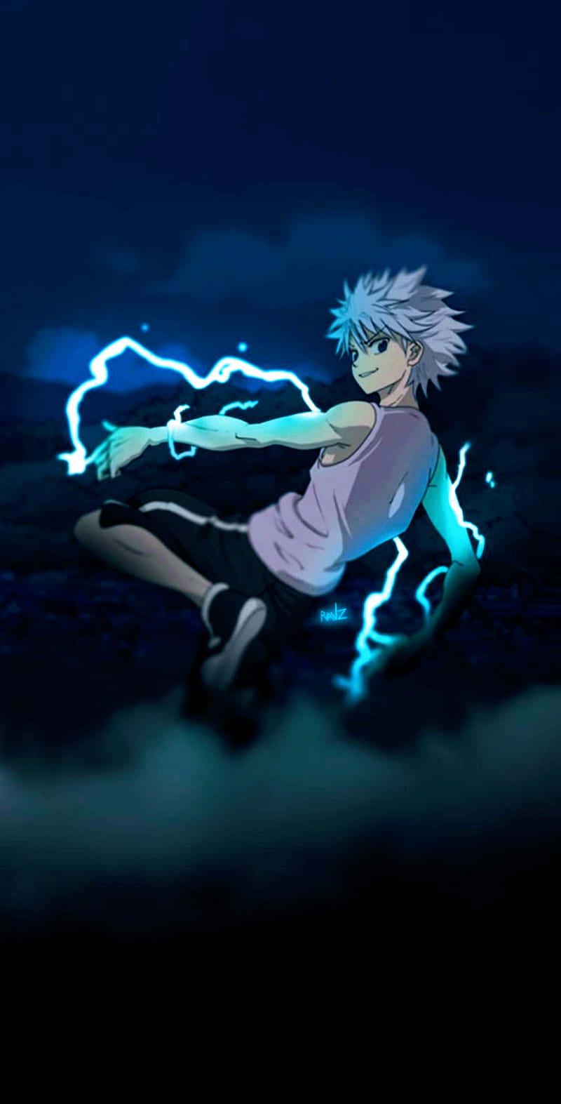 Killua Phone, Killua, spiky-haired anime boy, HD Phone Wallpaper