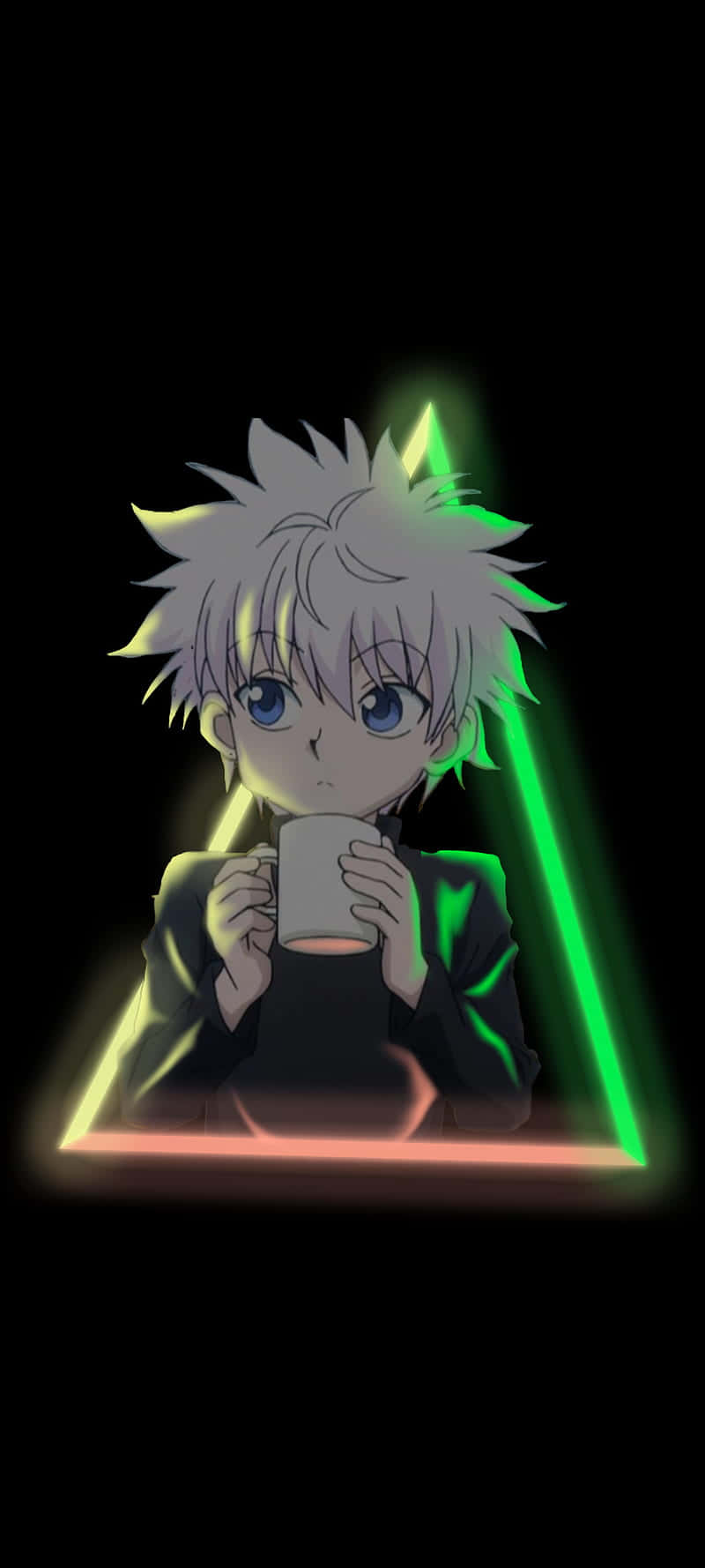 Killua Phone, Killua, spiky white hair, HD Phone Wallpaper