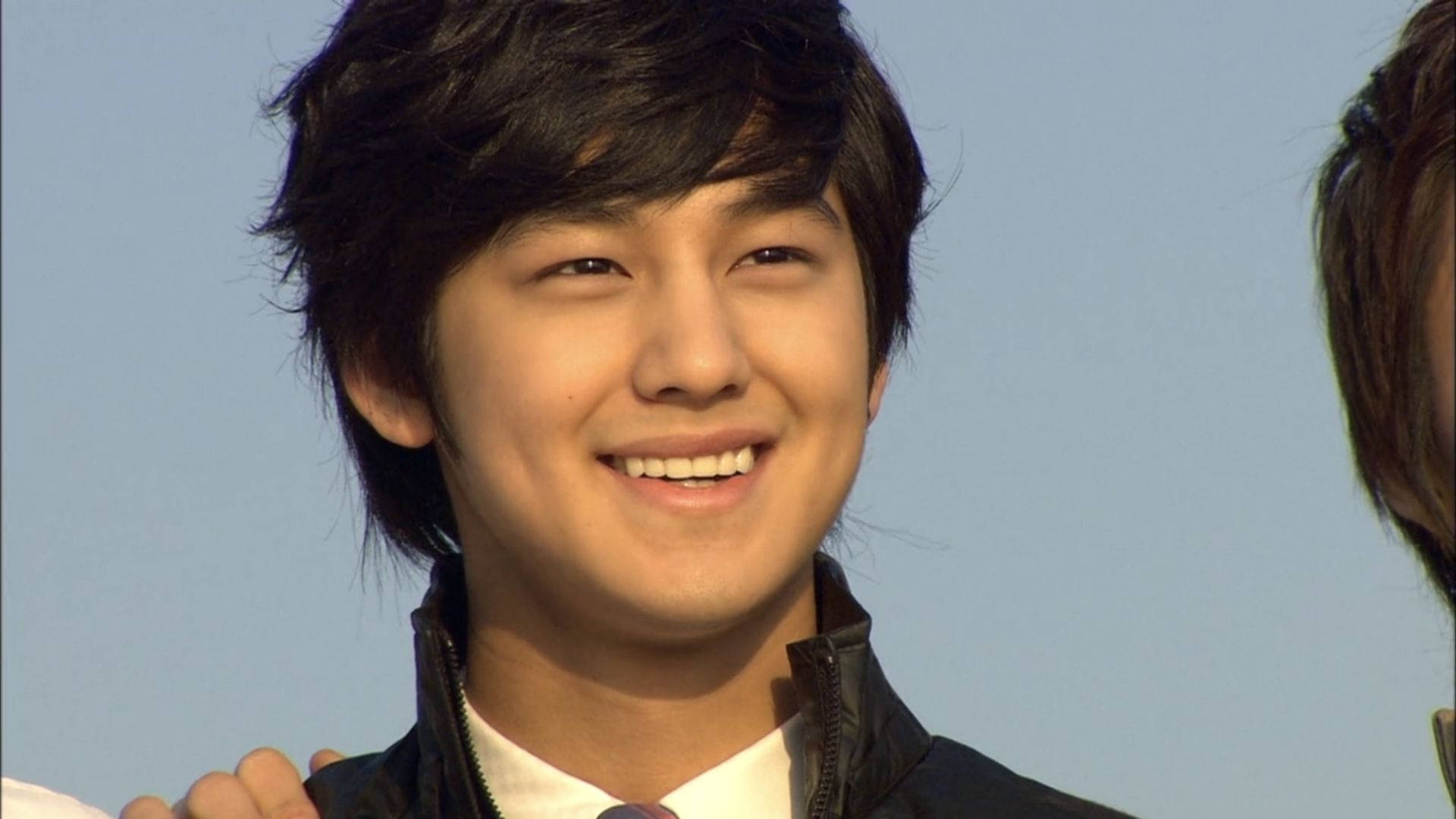Kim Bum, black jacket, white shirt, Full HD Desktop Wallpaper