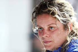 Kim Clijsters, female sports athlete, wet curly hair, SD Desktop Wallpaper