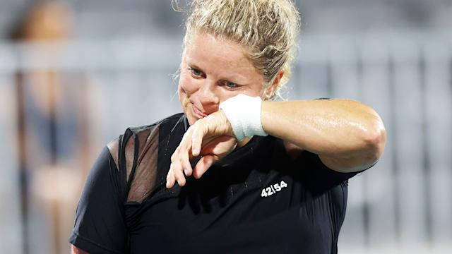 Kim Clijsters, tennis player, match, SD Desktop Wallpaper