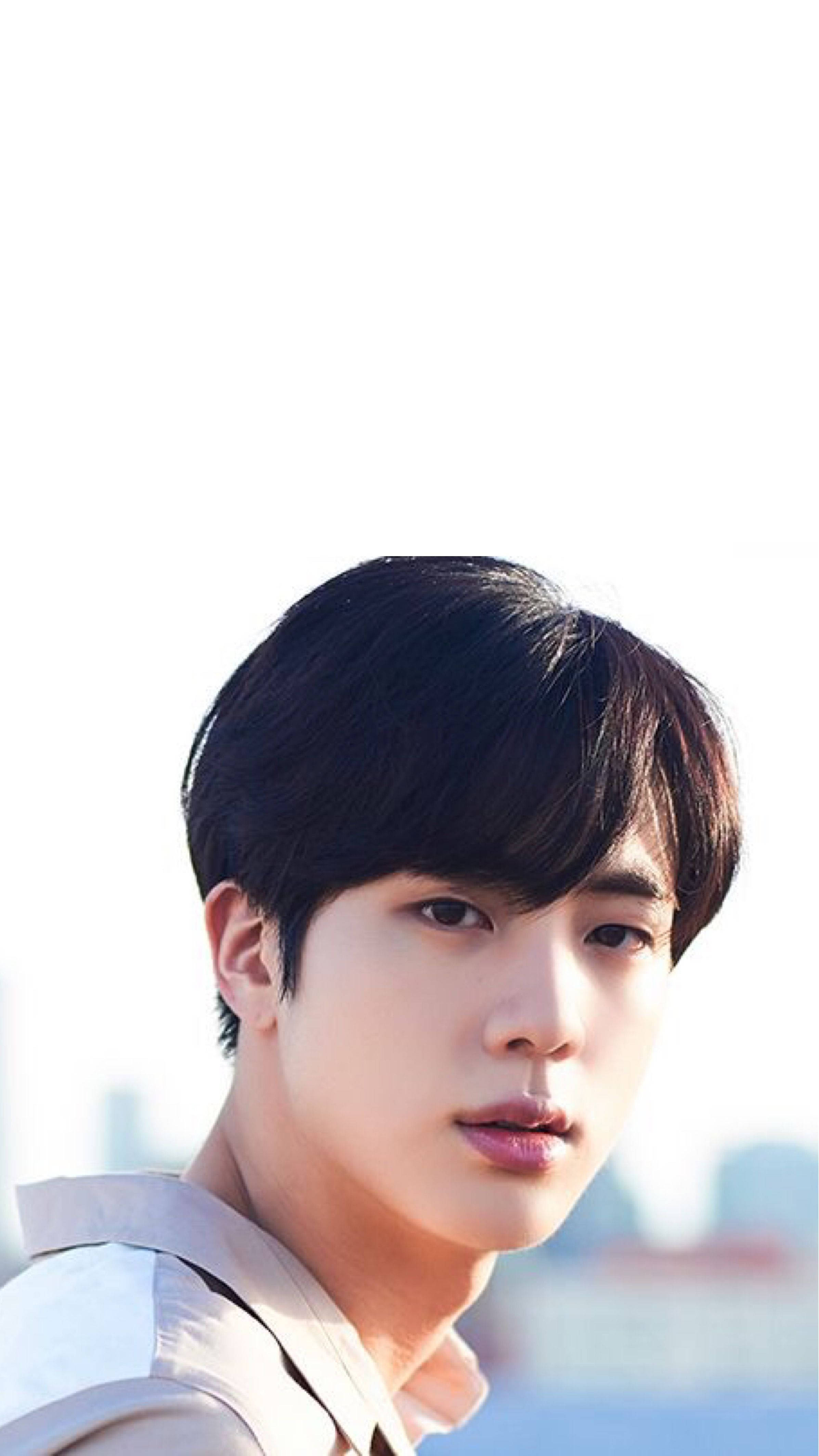 Kim Seok Jin, dark hair, cityscape, 4K Phone Wallpaper