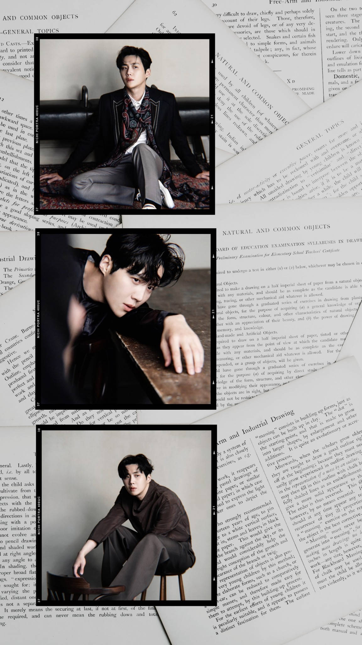 Kim Seon Ho, dark suit, leather couch, Full HD Phone Wallpaper