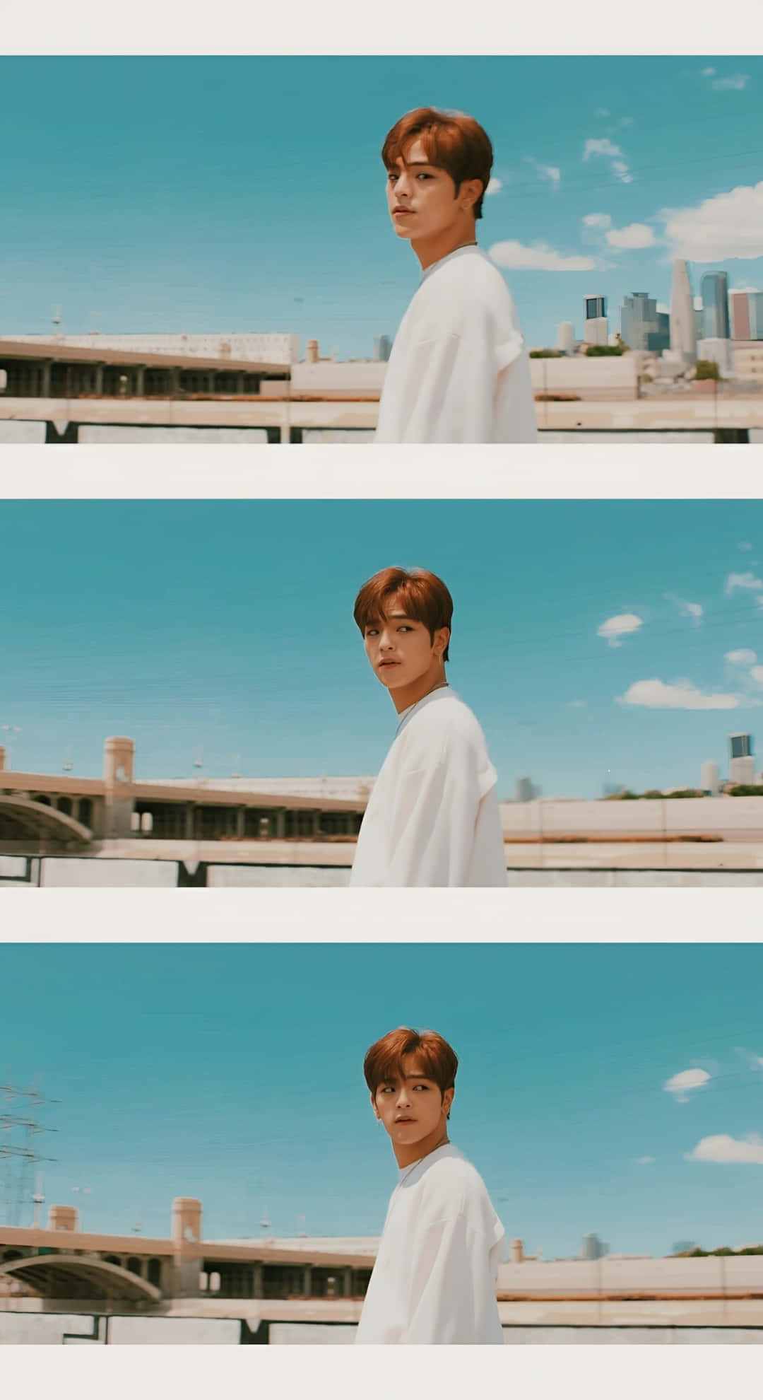 Kim Woojin, urban, rooftop, Full HD Phone Wallpaper