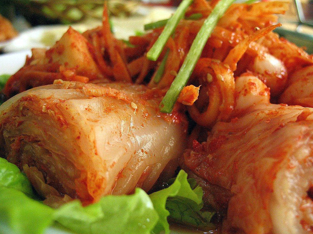 kimchi, chili powder, green onions, SD Desktop Wallpaper