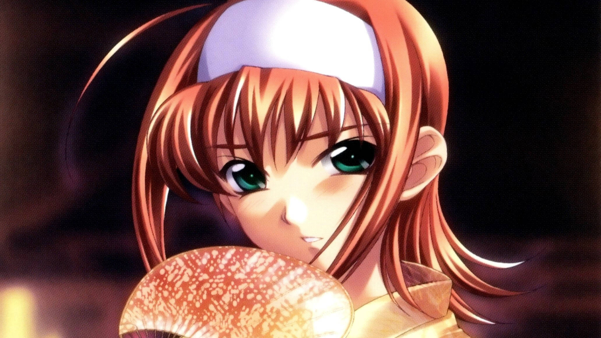 Kimi ga nozomu eien, orange hair, green eyes, Full HD Desktop Wallpaper