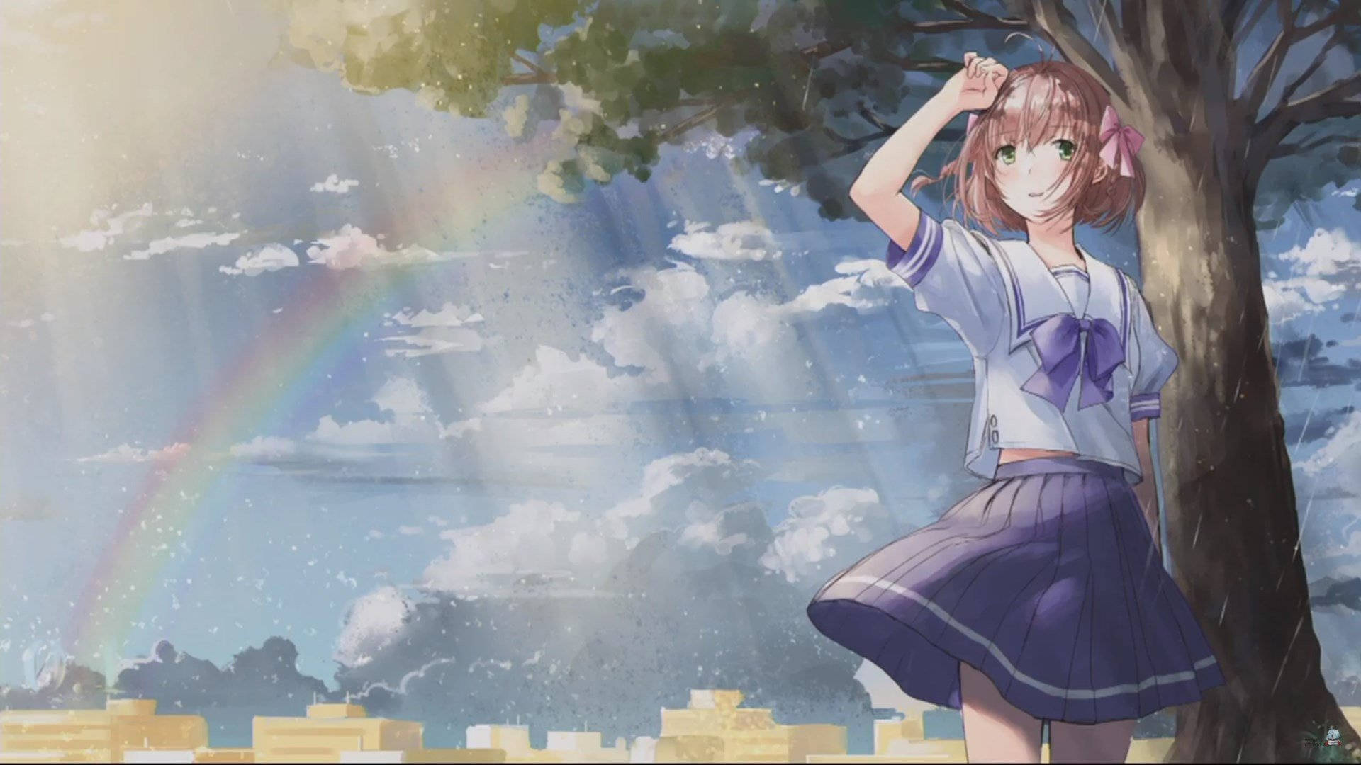 Kimi ga nozomu eien, rainbow, sunlight, Full HD Desktop Wallpaper