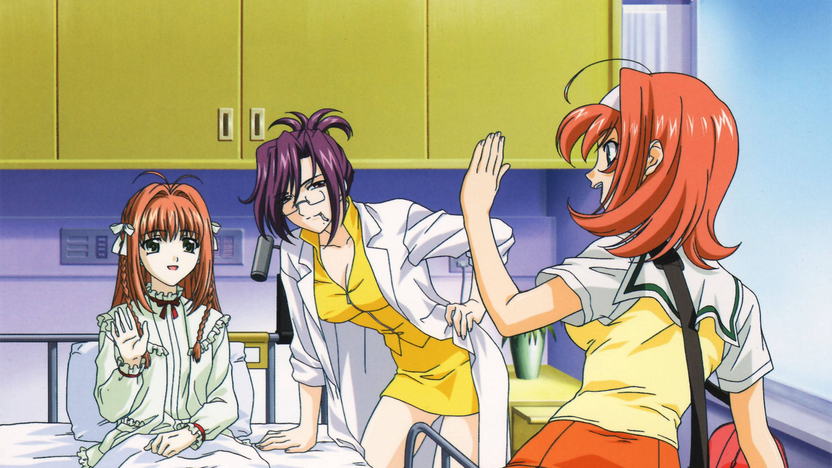 Kimi ga nozomu eien, anime scene, hospital room, 2K Desktop Wallpaper