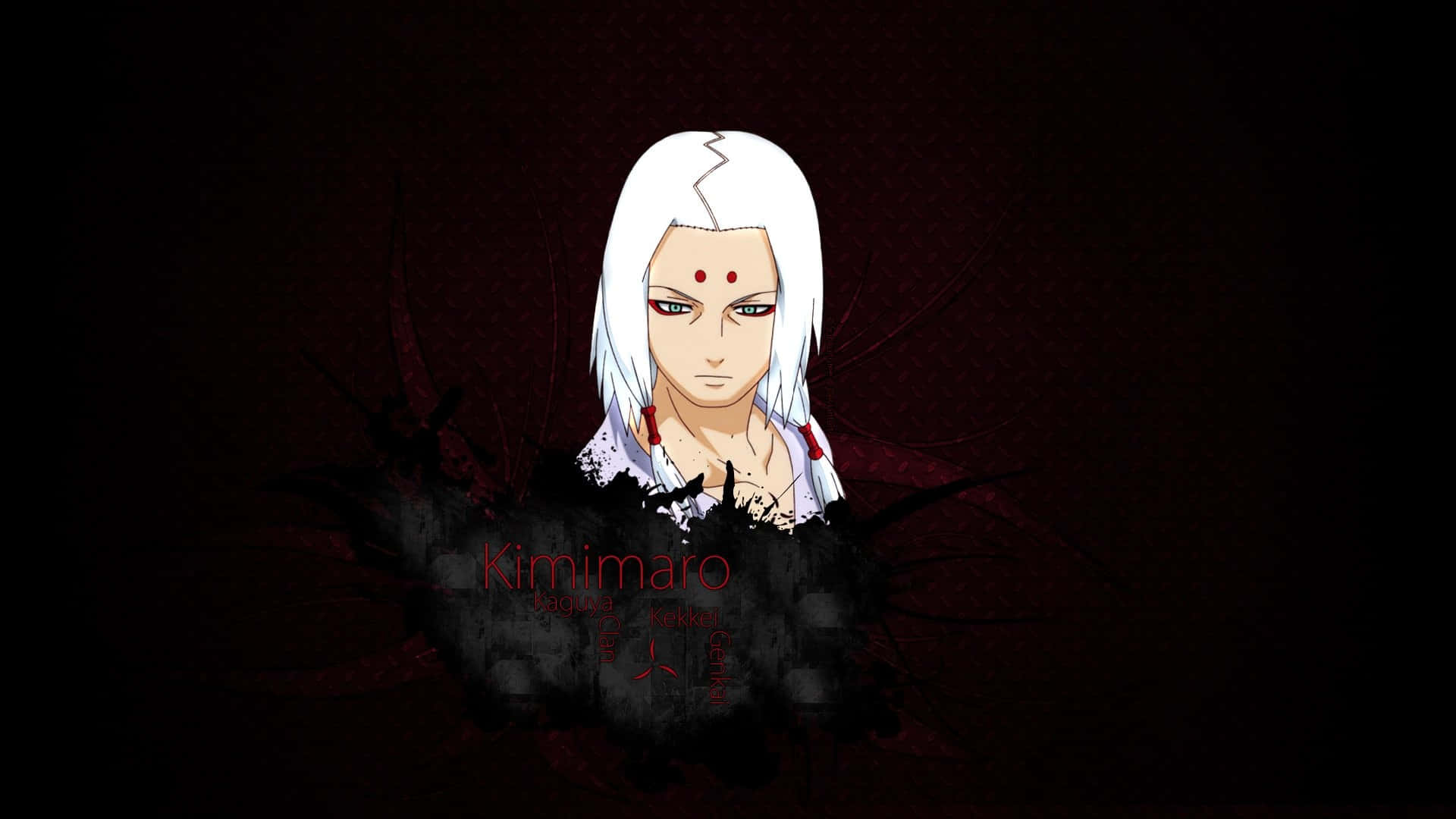 Kimimaro, white hair, red markings, Full HD Desktop Wallpaper