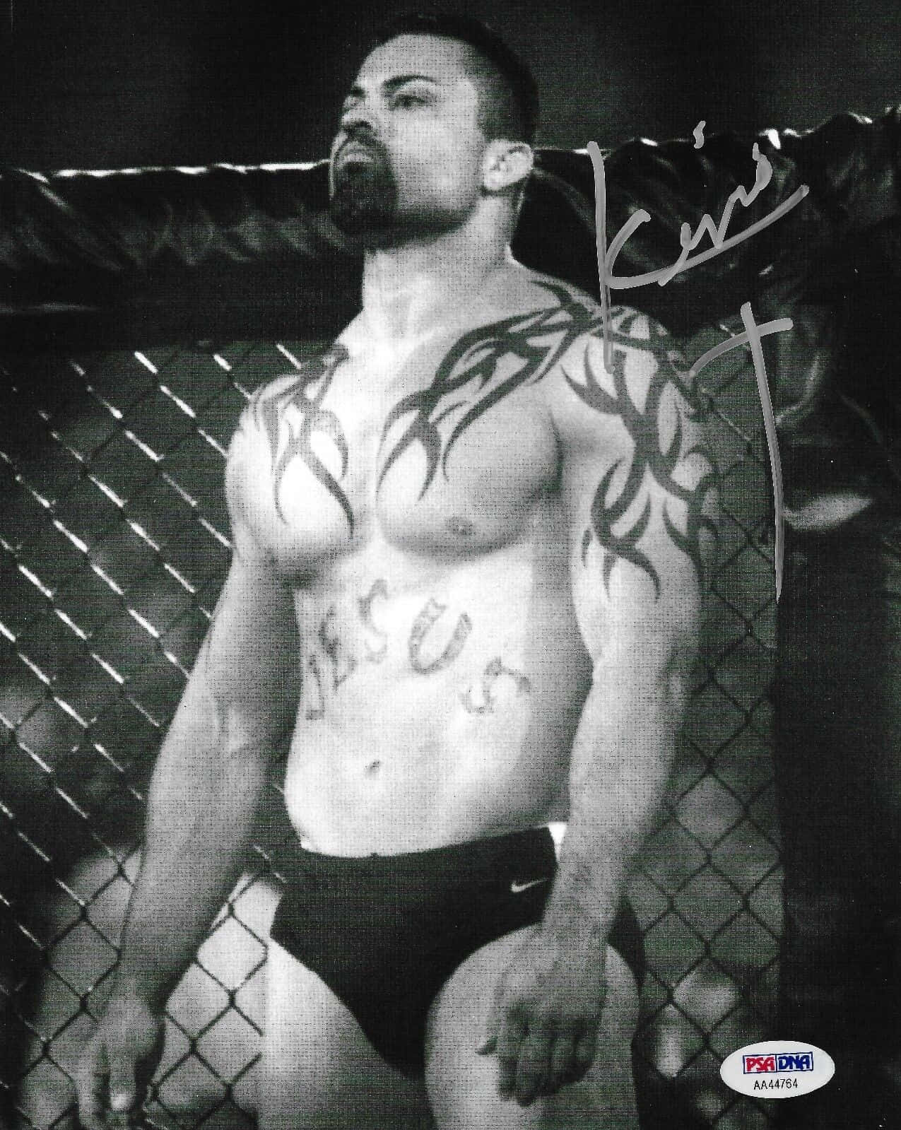 Kimo Leopoldo, chain-link cage, tribal tattoos, HD Phone Wallpaper