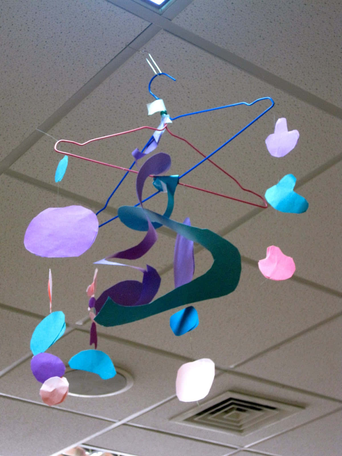 Kinetic Art, paper mobile, hangers, HD Phone Wallpaper