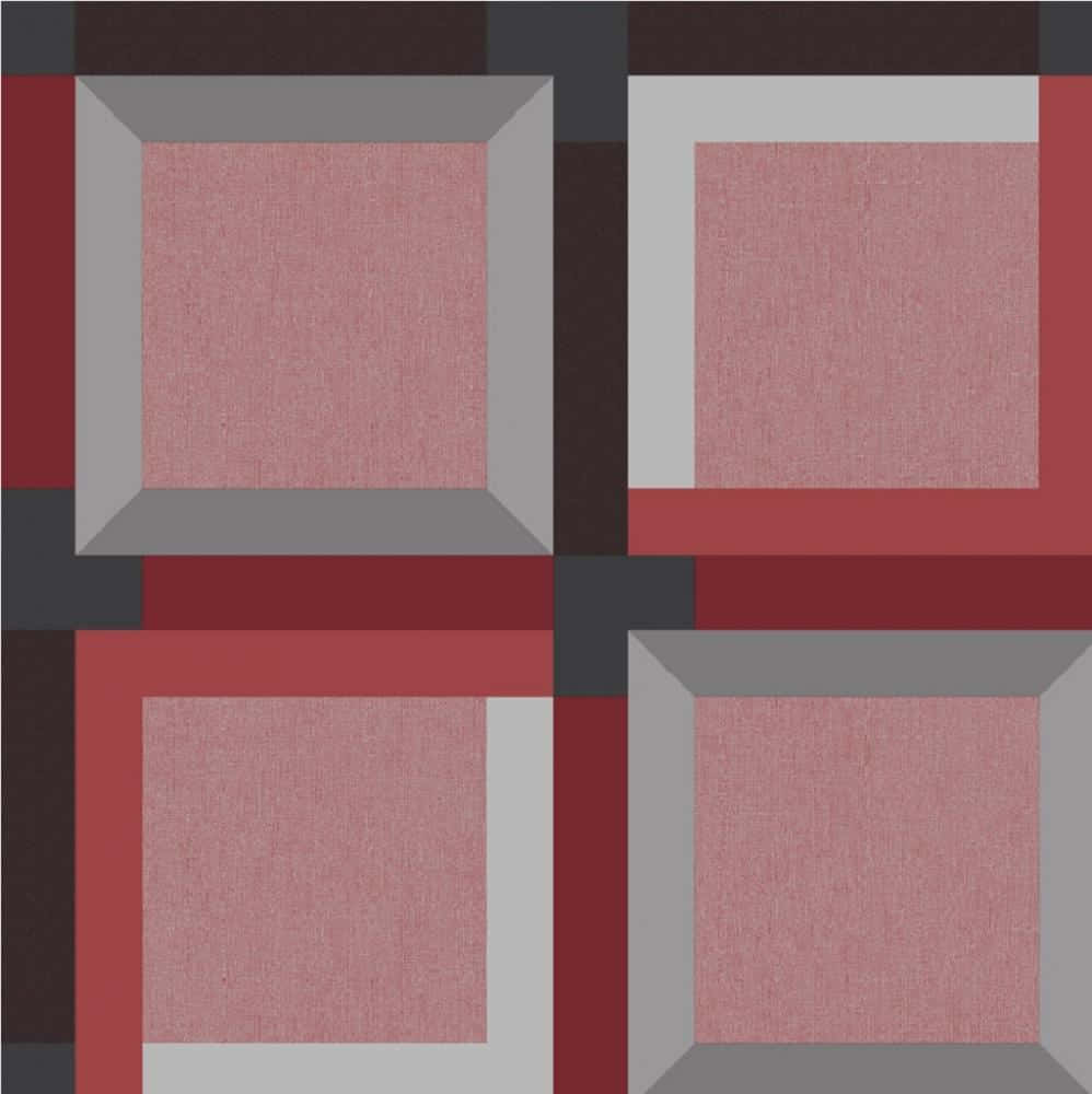 Kinetic Art, pink textured squares, gray and red framing, SD Phone Wallpaper
