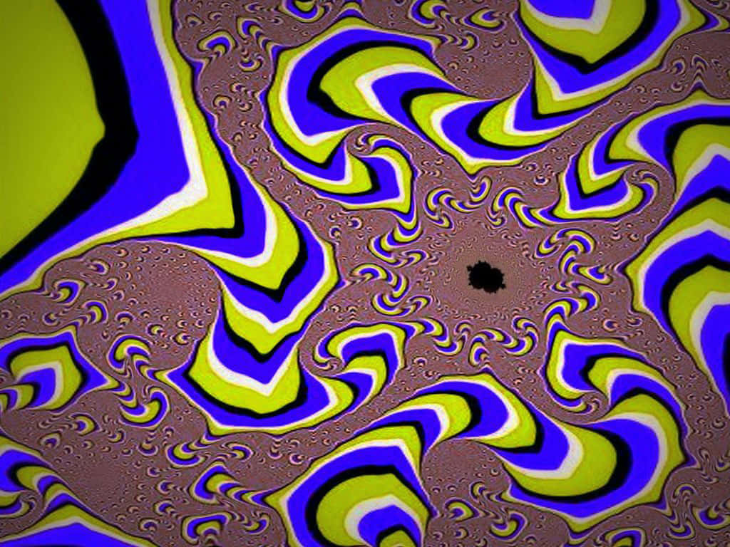 kinetic art, purple lime, brown, SD Desktop Wallpaper
