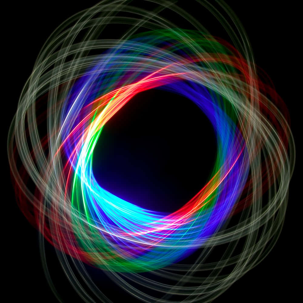 Kinetic Art, red, blue, SD Desktop Wallpaper