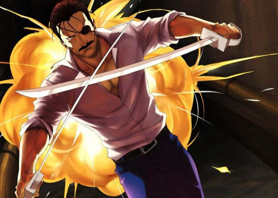 King Bradley, eyepatch, two swords, SD Desktop Wallpaper
