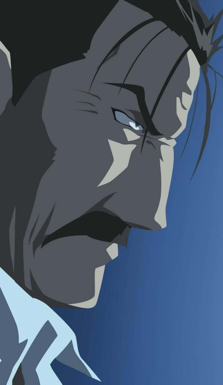 King Bradley, anime portrait, sharp blue eyes, HD Phone Wallpaper