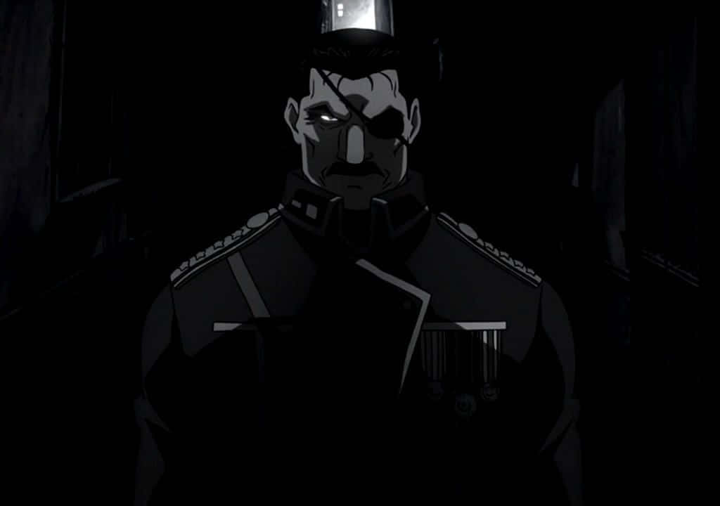 King Bradley, one-eyed soldier, uniform, SD Desktop Wallpaper