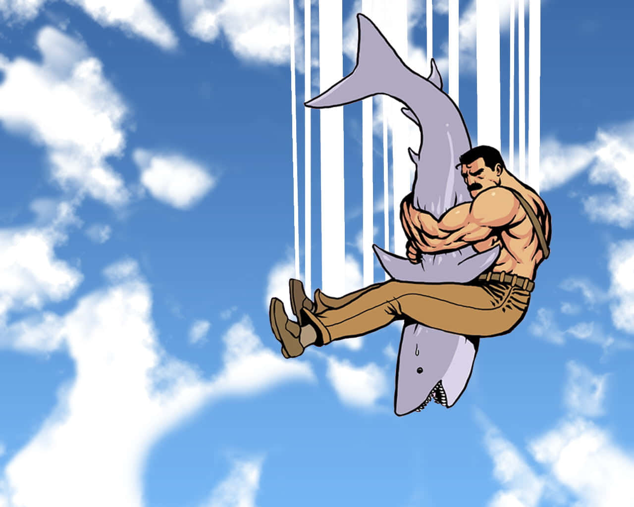 King Bradley, battle stance, muscular man, HD Desktop Wallpaper