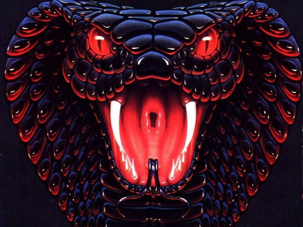 Cobra, black, red, SD Desktop Wallpaper