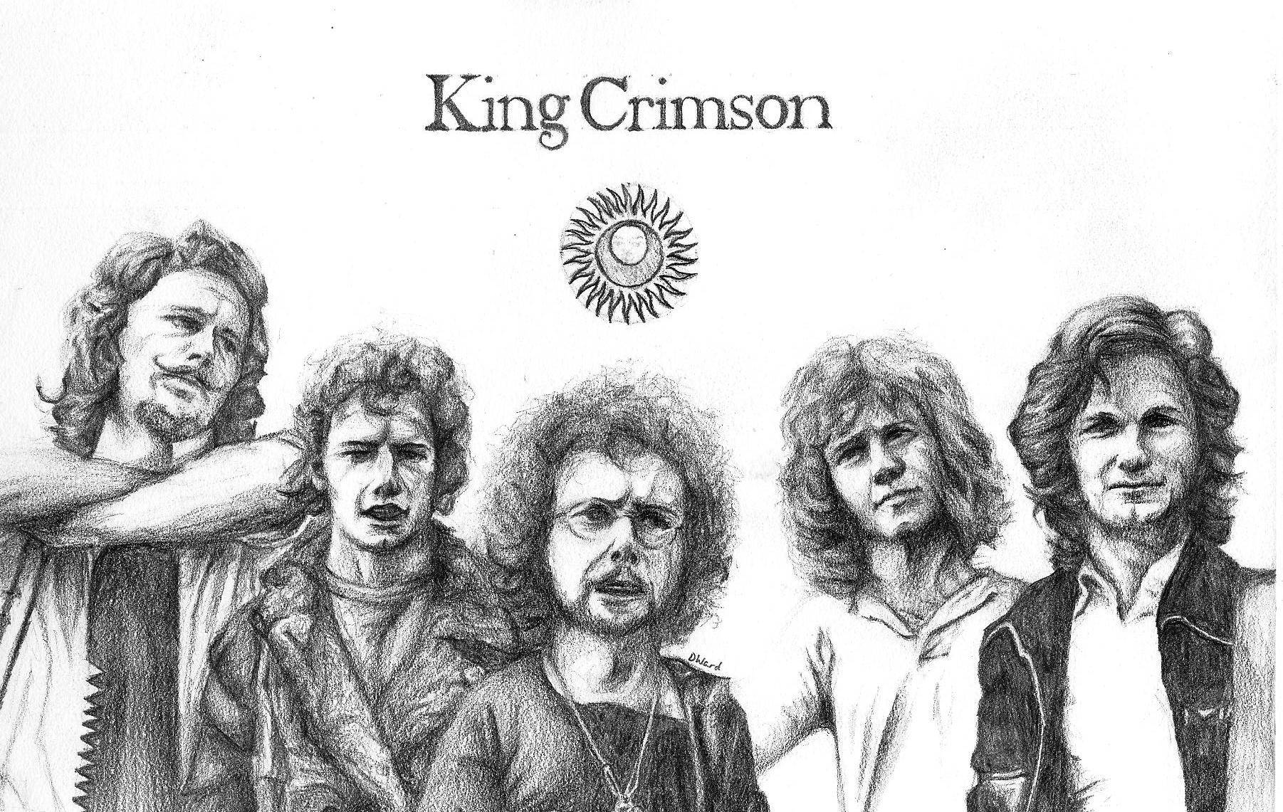King Crimson, sun symbol, pencil sketch, HD Desktop Wallpaper