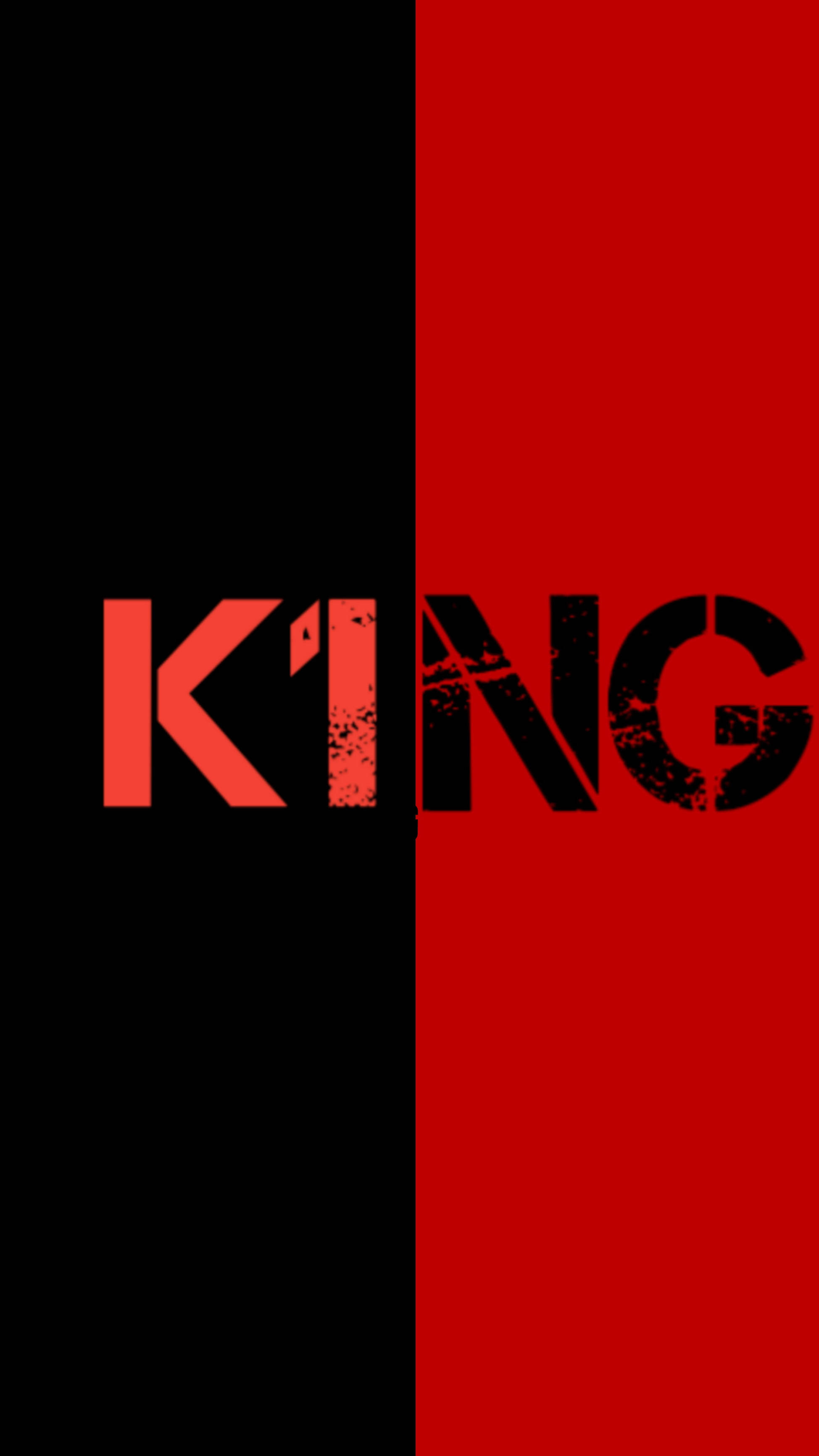 King iPhone, red, black, 2K Phone Wallpaper