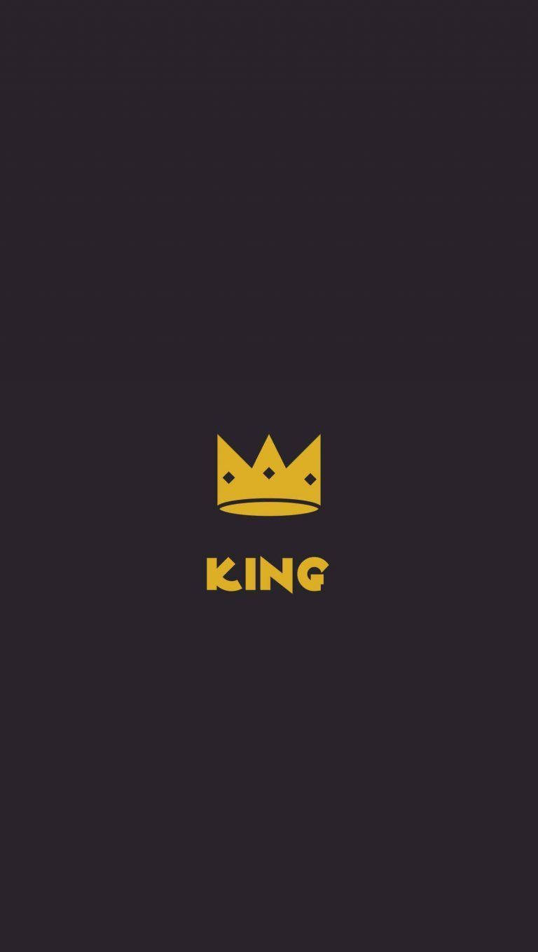 minimalist crown, king, golden crown, HD Phone Wallpaper