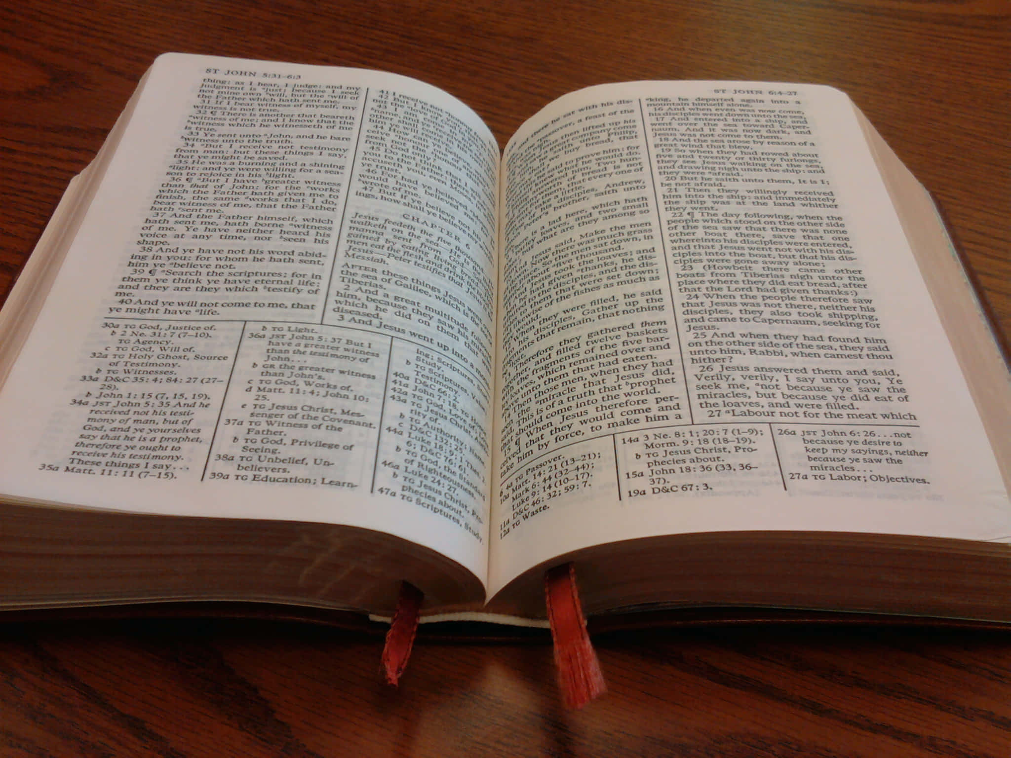 King James Bible, St John chapters 3 and 4, black text, Full HD Desktop Wallpaper