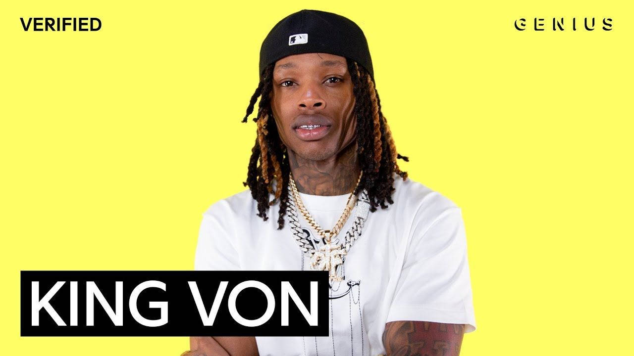King Von, black cap, gold chains, HD Desktop Wallpaper