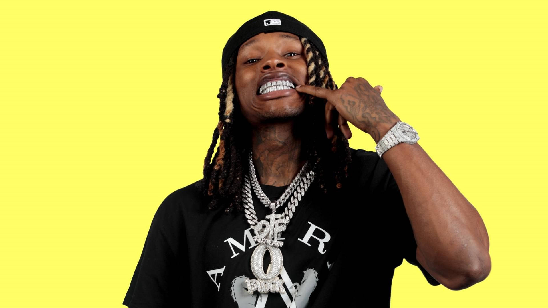King Von, braided hair, diamond jewelry, Full HD Desktop Wallpaper