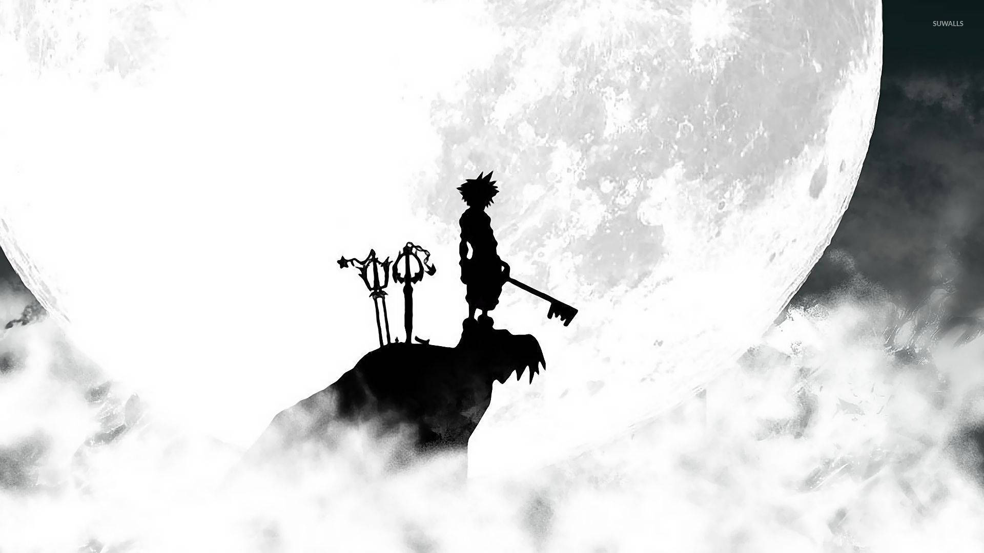 Kingdom Hearts 3, keyblade, cliff, Full HD Desktop Wallpaper