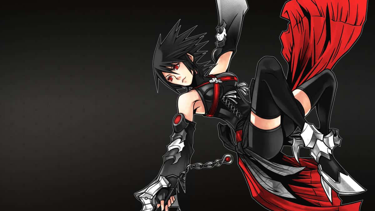 Kingdom Hearts Aqua, Aqua, black spiky hair, SD Desktop Wallpaper