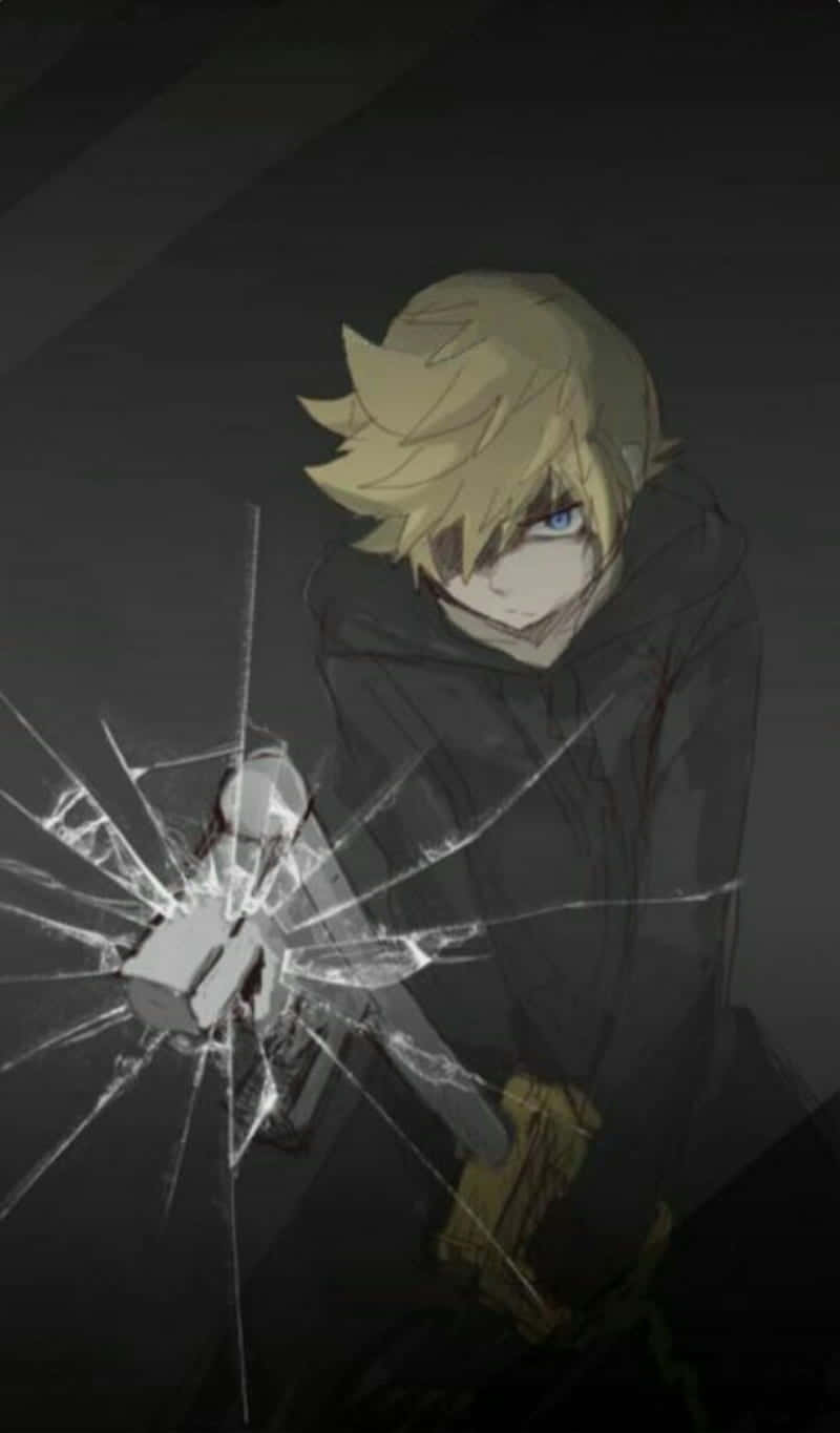 Kingdom Hearts Roxas, blonde anime boy, dark hoodie, HD Phone Wallpaper