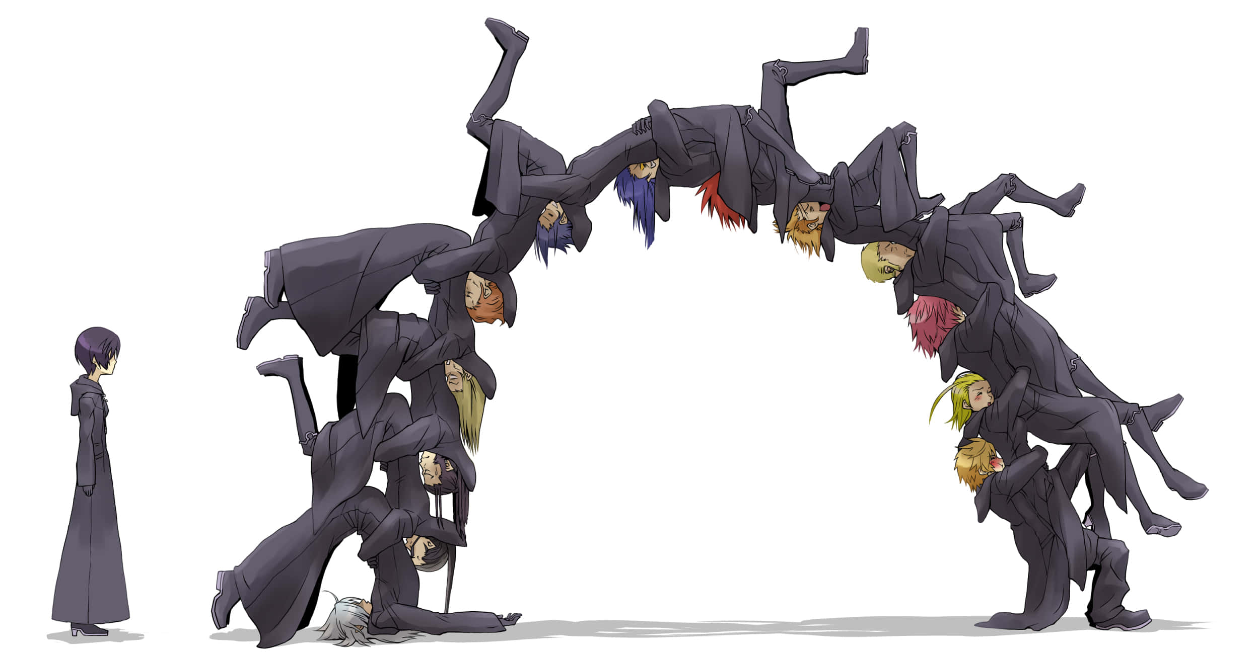 Kingdom Hearts, Roxas, anime characters, Full HD Desktop Wallpaper