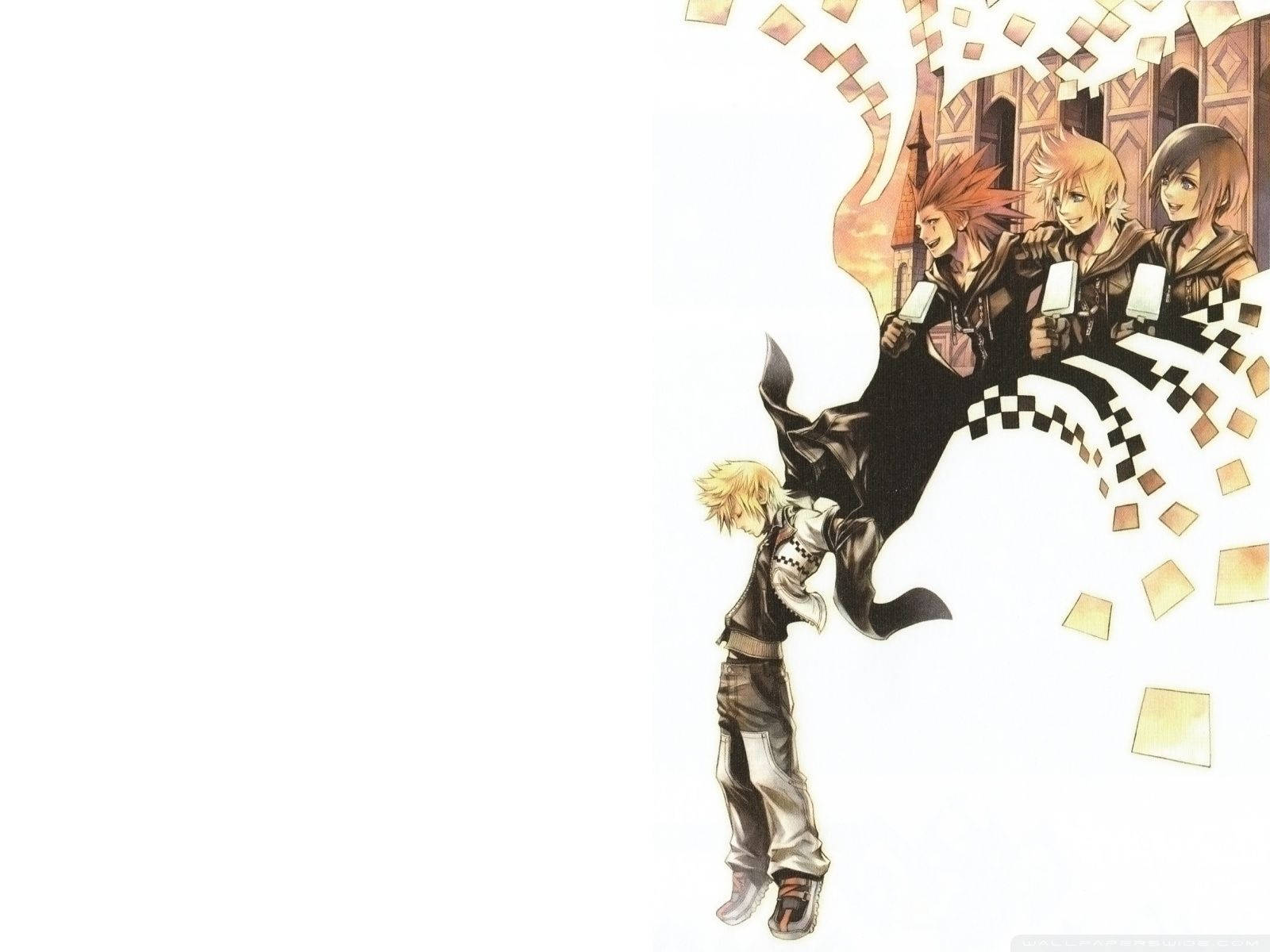 Kingdom Hearts, Sora, anime characters, HD Desktop Wallpaper