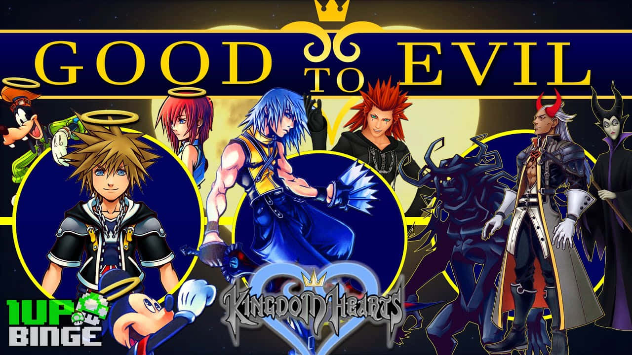 Kingdom Hearts, angels, demons, HD Desktop Wallpaper