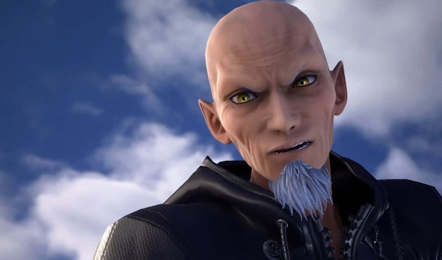 Kingdom Hearts, Xehanort, glowing yellow eyes, HD Desktop Wallpaper