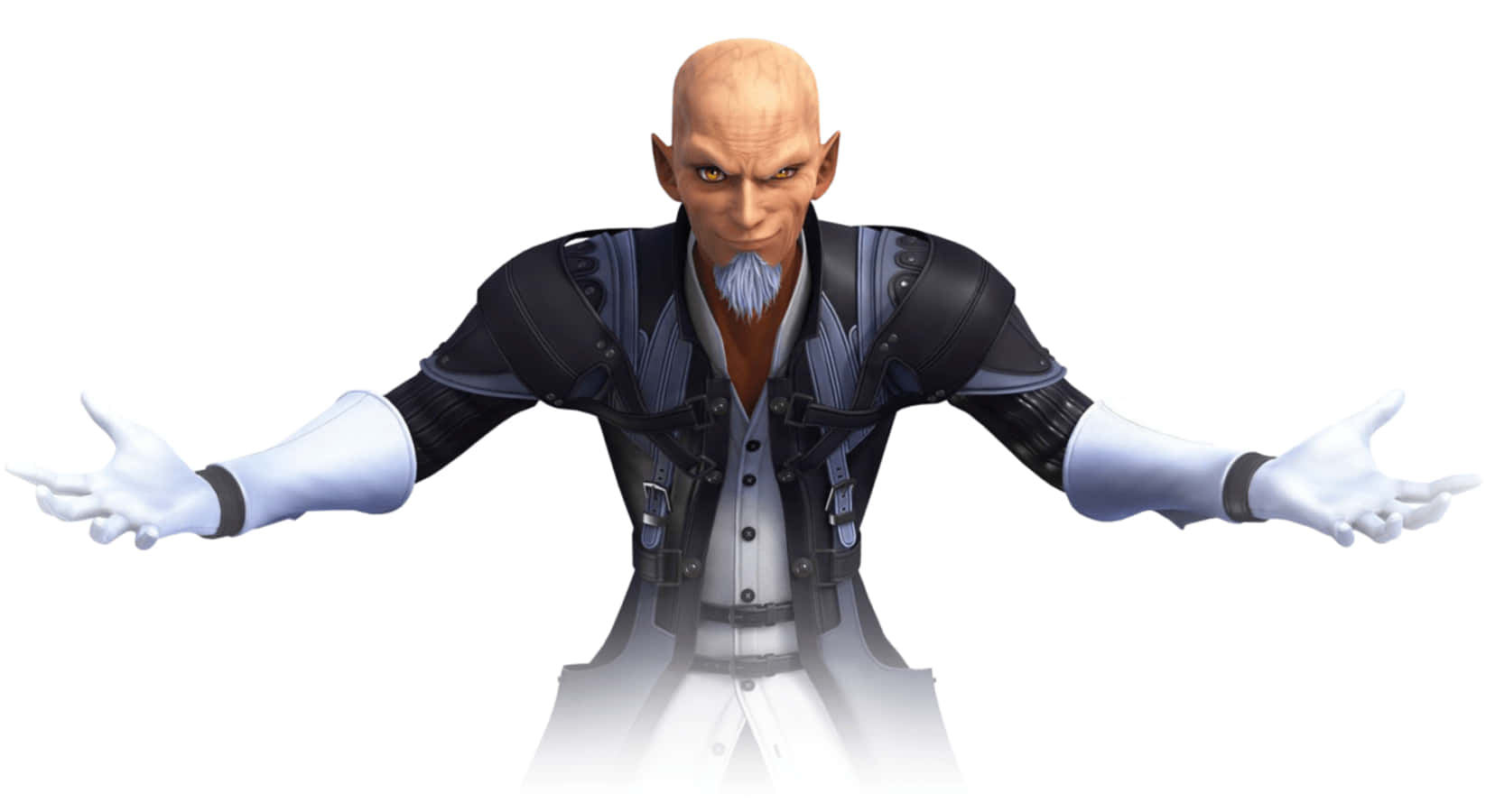 Kingdom Hearts Xehanort, Xehanort, black and blue armored jacket, HD Desktop Wallpaper