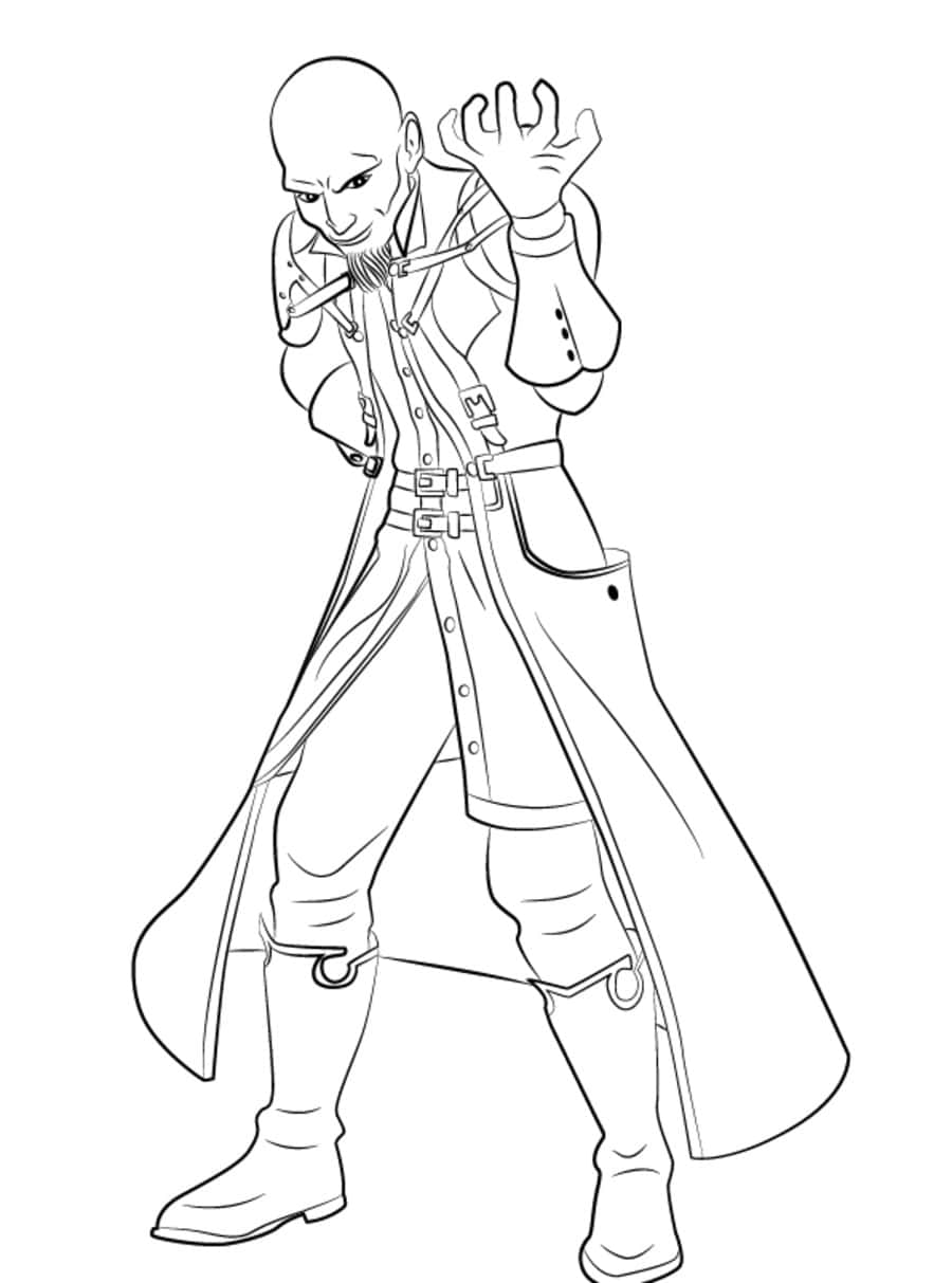 Kingdom Hearts Xehanort, Xehanort, bald anime character, SD Phone Wallpaper